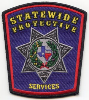 Statewide Protective Services Texas Security Police Patch