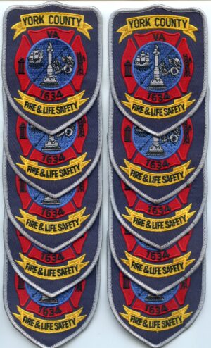 VA York County Virginia Fire Patch Lot