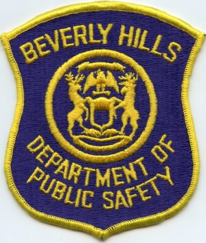 Beverly Hills Michigan DPS Police Patch