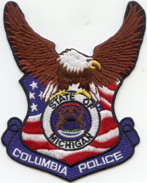 Columbia Michigan Police Patch