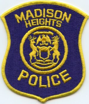 Madison Heights Michigan Police Patch