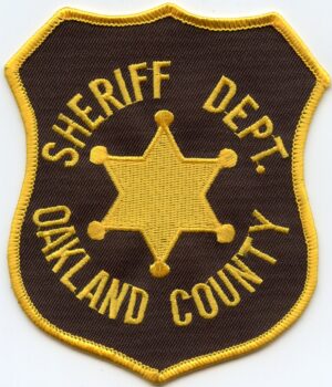 Oakland County Michigan Sheriff Patch
