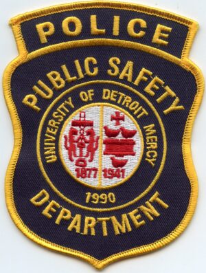 University of Detroit Mercy Michigan Police Patch