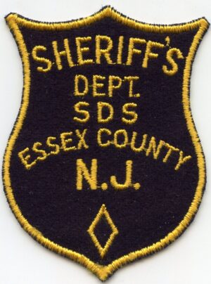 Essex County New Jersey Sheriff Patch