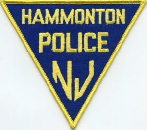 Hammonton New Jersey Police Patch