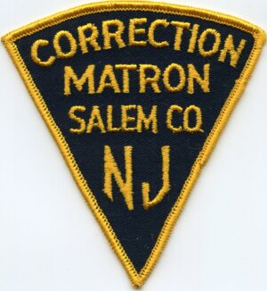 Salem County New Jersey DOC Matron Patch